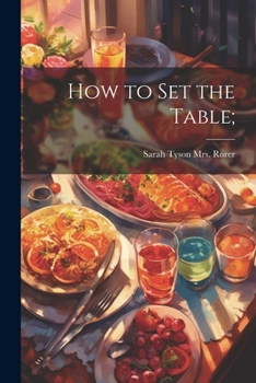 Paperback How to set the Table; Book