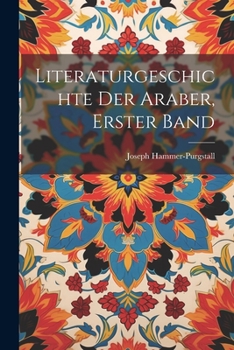 Paperback Literaturgeschichte der Araber, erster Band [German] Book