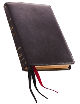 Leather Bound NKJV, Thinline Reference Bible, Large Print, Premium Leather, Black, Sterling Edition, Comfort Print [Large Print] Book
