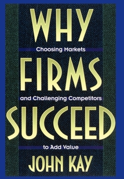 Hardcover Why Firms Succeed: Choosing Markets and Challenging Competitors to Add Value Book