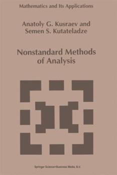 Paperback Nonstandard Methods of Analysis Book