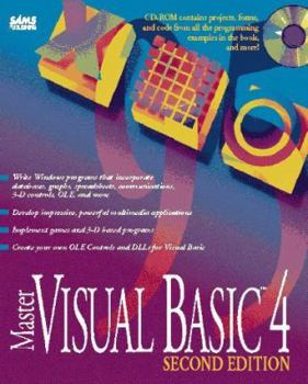 Paperback Master Visual Basic 4, with CD-ROM Book