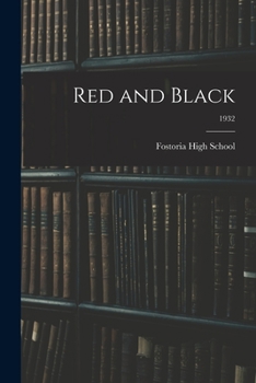 Paperback Red and Black; 1932 Book