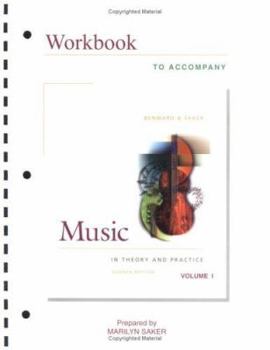 Paperback Workbook Music in Theory and Practice Vol 1 Plus Finale Software Book