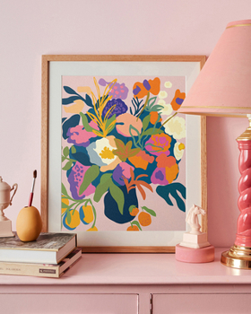 Misc. In Bloom Paint by Numbers Kit & Canvas - DIY Adult Craft Kit - Artist Designed Book