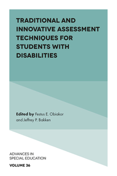 Hardcover Traditional and Innovative Assessment Techniques for Students with Disabilities Book