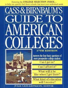 Paperback Cass & Birnbaum's Guide to American Colleges Book