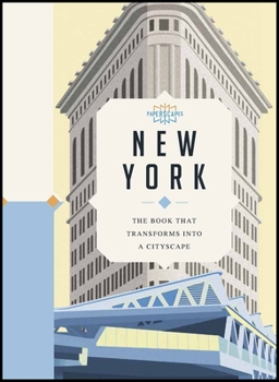 Hardcover Paperscapes: New York: The Book That Transforms Into a Cityscape Book