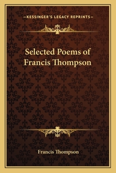 Paperback Selected Poems of Francis Thompson Book