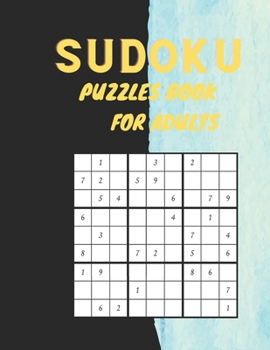 Paperback sudoku puzzles books for adults: sudoku brain game, sudoku puzzles with solutions, sudoku puzzles for adults Book