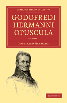 Paperback Godofredi Hermanni Opuscula [Latin] Book