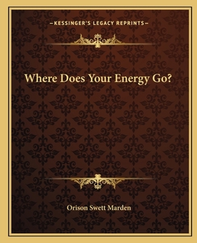 Paperback Where Does Your Energy Go? Book