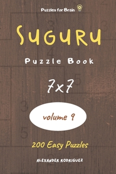 Paperback Puzzles for Brain - Suguru Puzzle Book 200 Easy Puzzles 7x7 (volume 9) Book