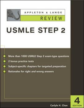 Paperback Appleton & Lange Review for the USMLE Step 2 Book