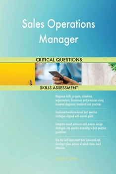 Paperback Sales Operations Manager Critical Questions Skills Assessment Book