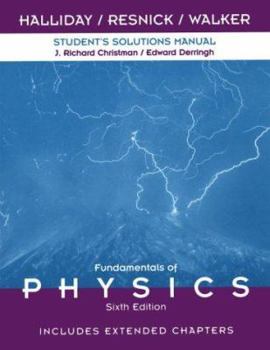 Paperback Fundamentals of Physics,, Student's Solutions Manual Book
