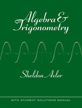 Hardcover Algebra & Trigonometry: With Student Solutions Manual Book