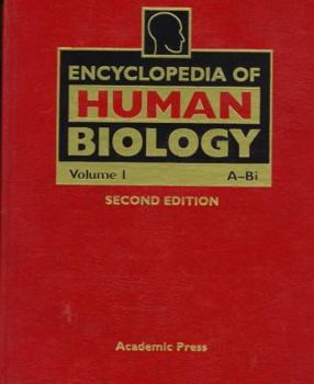 Hardcover Encyclopedia of Human Biology, Volume 1 Book