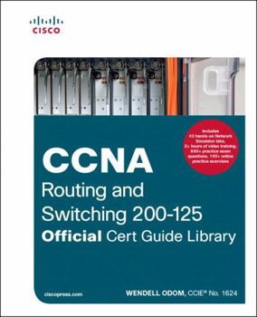 Hardcover CCNA Routing and Switching 200-125 Official Cert Guide Library Book