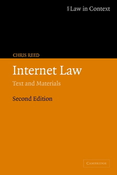 Paperback Internet Law: Text and Materials Book
