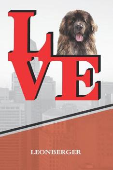 Paperback Leonberger: Dog Love Park Isometric Dot Paper Notebook Book Is 120 Pages 6x9 Book
