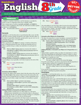 Wall Chart English 8th Grade Book