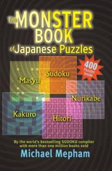 Paperback Monster Book of Japanese Puzzles Book