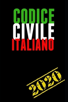 Paperback Codice Civile Italiano: 2020 [Italian] Book