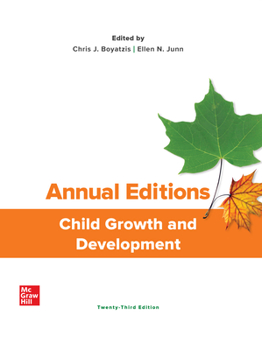 Paperback Annual Editions: Child Growth and Development Book