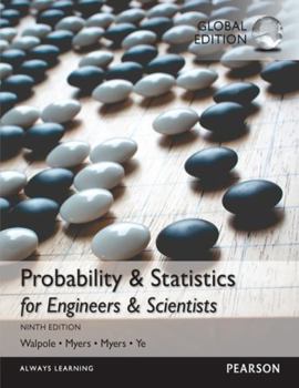 Paperback Probability & Statistics for Engineers & Scientists, Global Edition Book