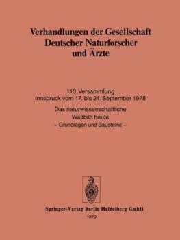 Paperback Verhandlungen Der Gesellschaft Deutscher Naturforscher Und Ärzte: 110. Versammlung Innsbruck Vom 17. Bis 21. September 1978 [German] Book