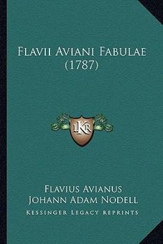 Paperback Flavii Aviani Fabulae (1787) [Latin] Book