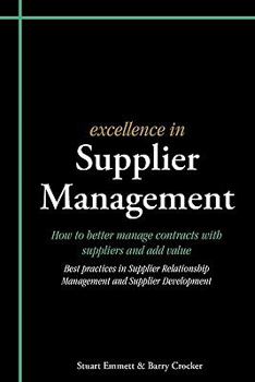Paperback Excellence in Supplier Management Book