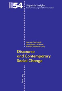 Paperback Discourse and Contemporary Social Change Book