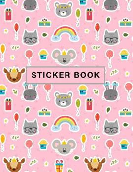 Paperback Sticker Book: Blank Sticker Book, White Blank Pages Book