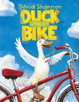 Hardcover Duck on a Bike Book