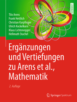 Paperback Ergänzungen Und Vertiefungen Zu Arens Et Al., Mathematik [German] Book