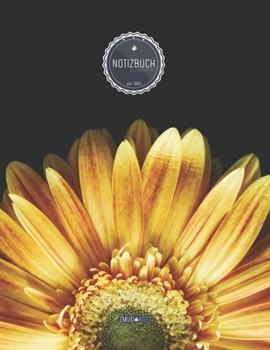 ZMUDACE Notizbuch Punktraster: in DIN A4 Softcover ZP047 Sonnenblume 156 leere gepunktete Seiten mit pers�nlichem Register + Seitenzahlen Zeichenbuch, Skizzenbuch, Dot Grid Notebook, Malbuch, Notizhef