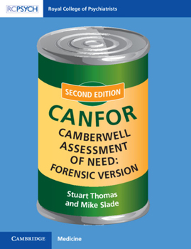 Paperback Camberwell Assessment of Need: Forensic Version: Canfor Book