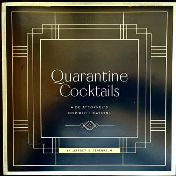 Hardcover Quarantine Cocktails Book