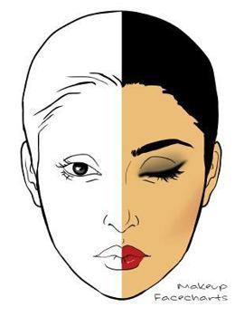 Paperback Makeup Facecharts: Edith Edition Book