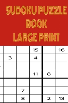 Paperback Brain Stimulating Sudoku Large Print Puzzle Book for Adults: Hard Advanced Level Sudoku Large Print Puzzle Book. One Puzzle Per Page Large Print To Ma [Large Print] Book
