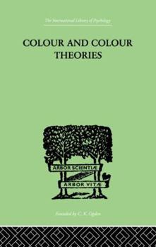 Paperback Colour And Colour Theories Book