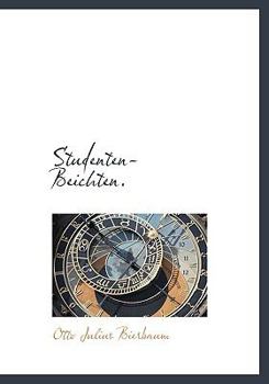 Hardcover Studenten-Beichten. [German] Book