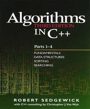 Paperback Algorithms in C++, Parts 1-4: Fundamentals, Data Structure, Sorting, Searching Book
