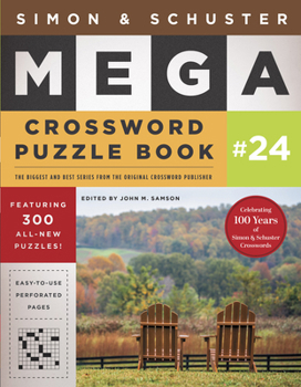 Paperback Simon & Schuster Mega Crossword Puzzle Book #24 Book