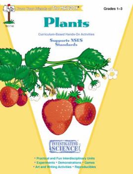 Paperback Plants: Grades 1-3 (Investigating science series) Book