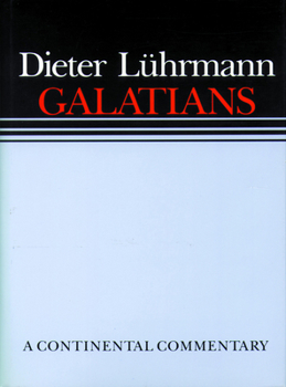 Hardcover Galatians: Continental Commentaries Book