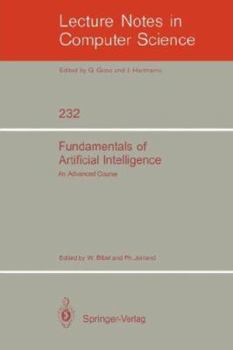 Paperback Fundamentals of Artificial Intelligence: An Advanced Course Book