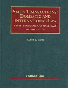 Hardcover Sales Transactions: Domestic and International Law Book